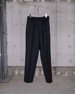 "REL" WOOL POLYESTER TWILL / BLACK