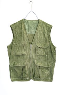 Remake Pigment Dye Fishing Vest / リメイクムラ染めフィッシングベスト