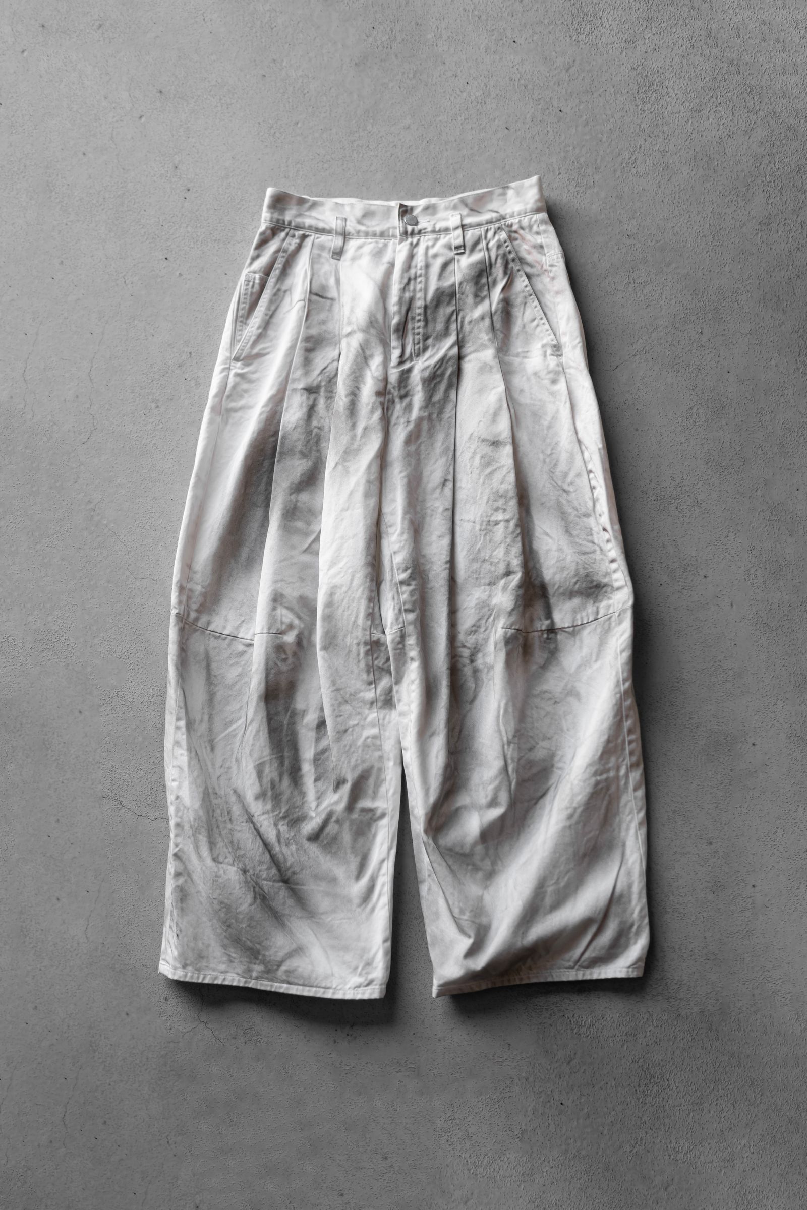 WASHED Hi, BAGGY / COLOURLESS WHITE