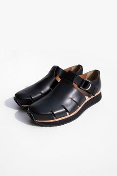 Belted gurkha shoes / Black