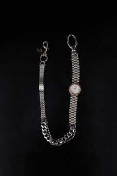 VINTAGE WATCH LINKS CHAIN / SILVER
