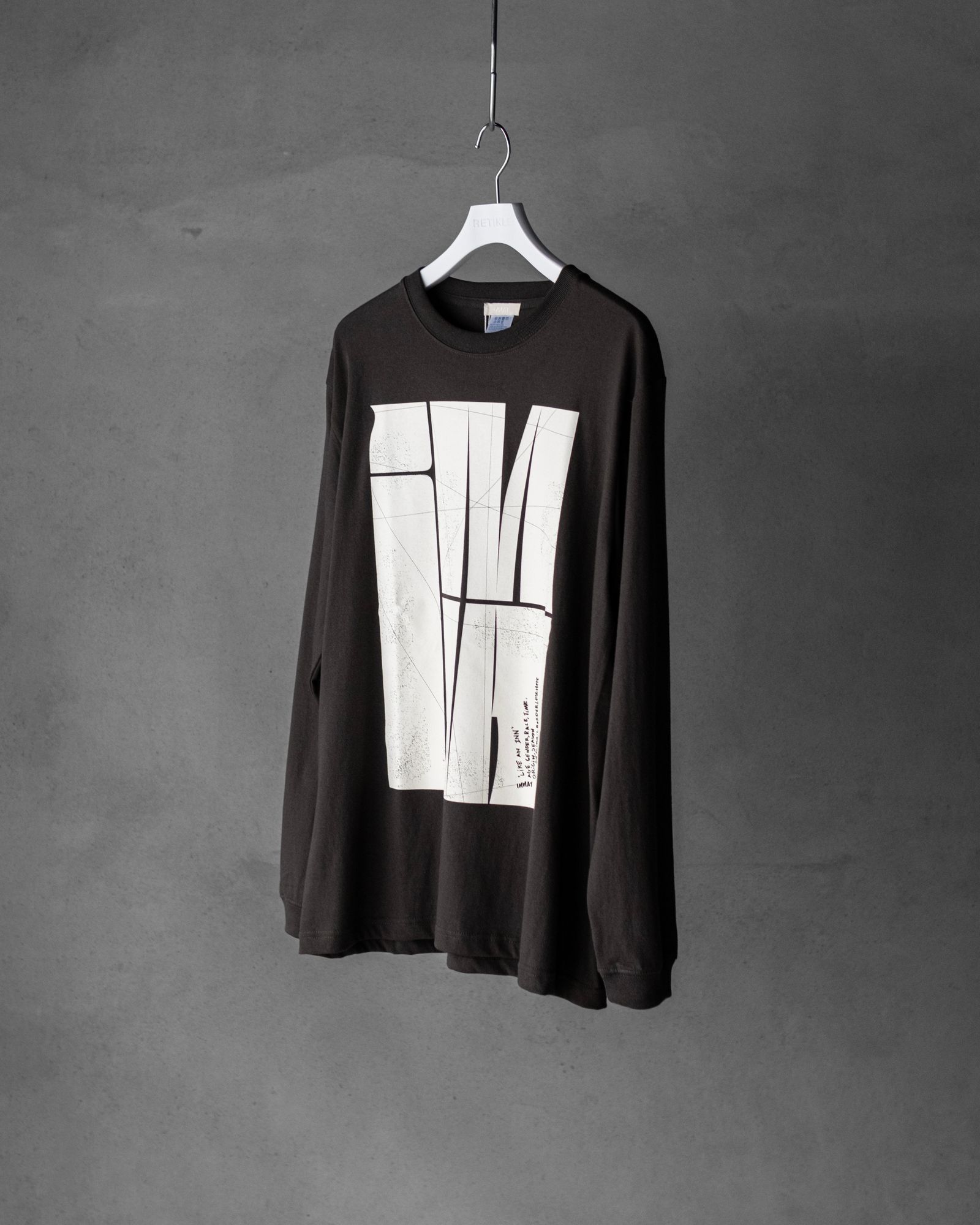 BLOCK LOGO LS TEE / Black