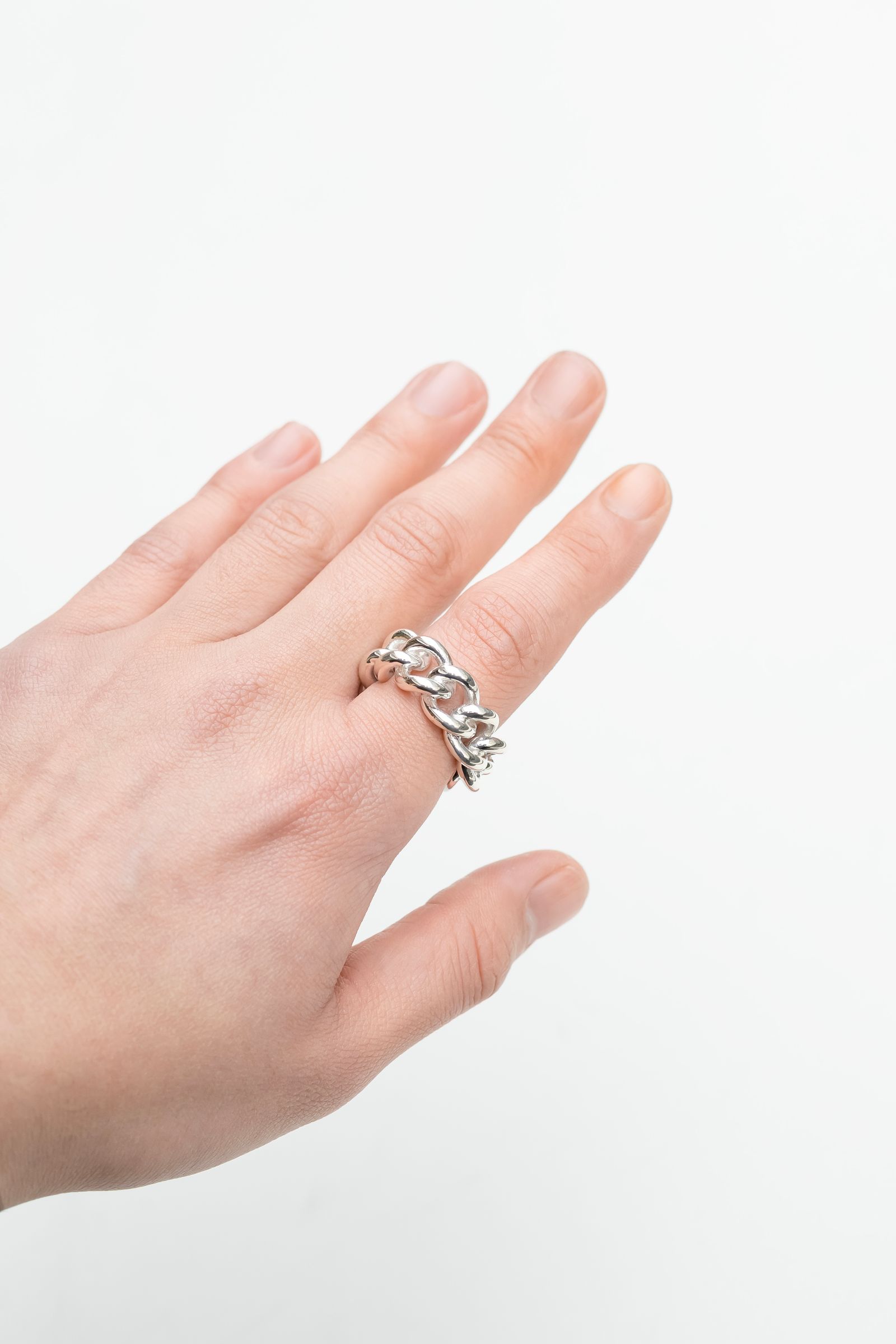 Silver Chain Ring / Silver