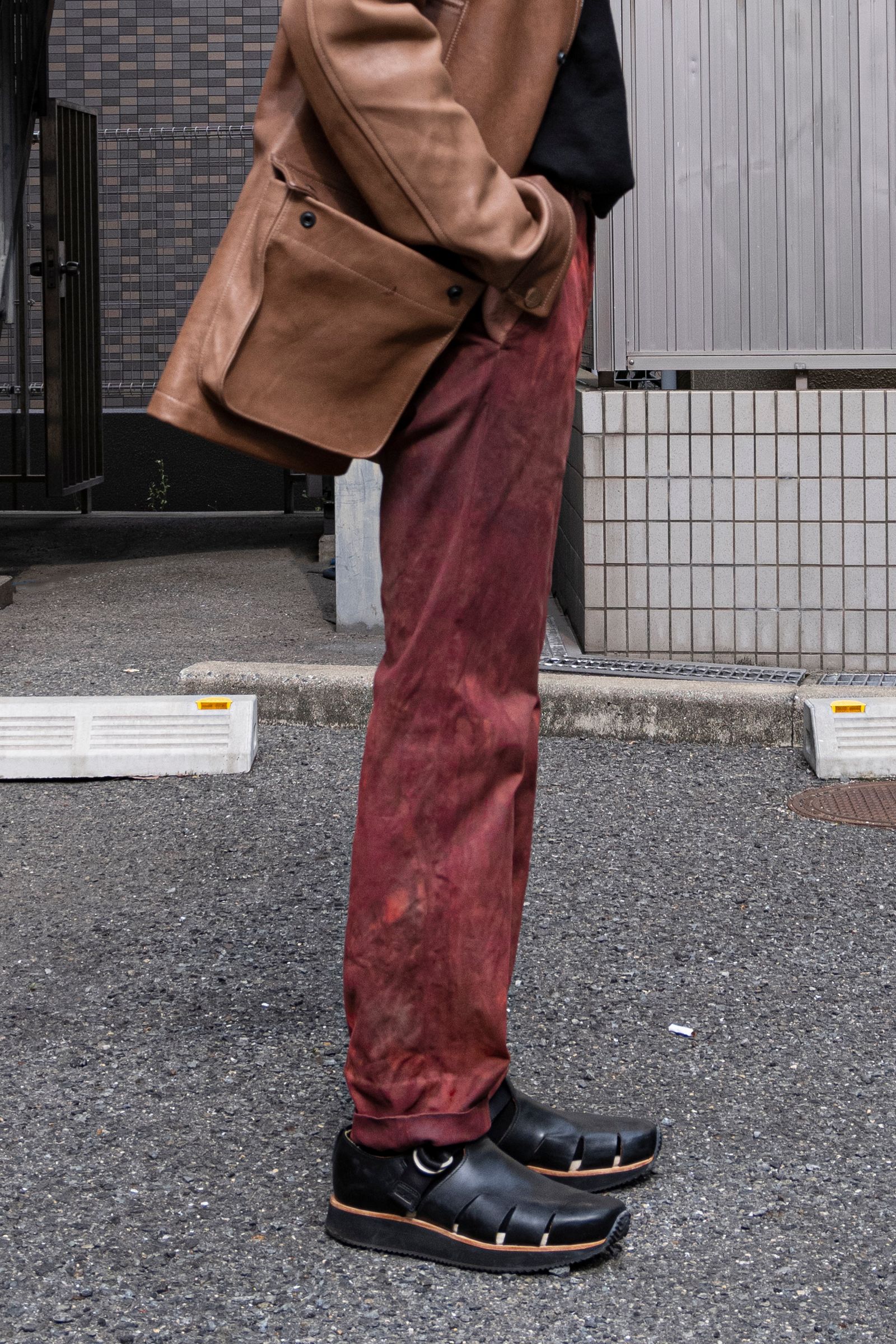 Remake "Red" Twill Pants