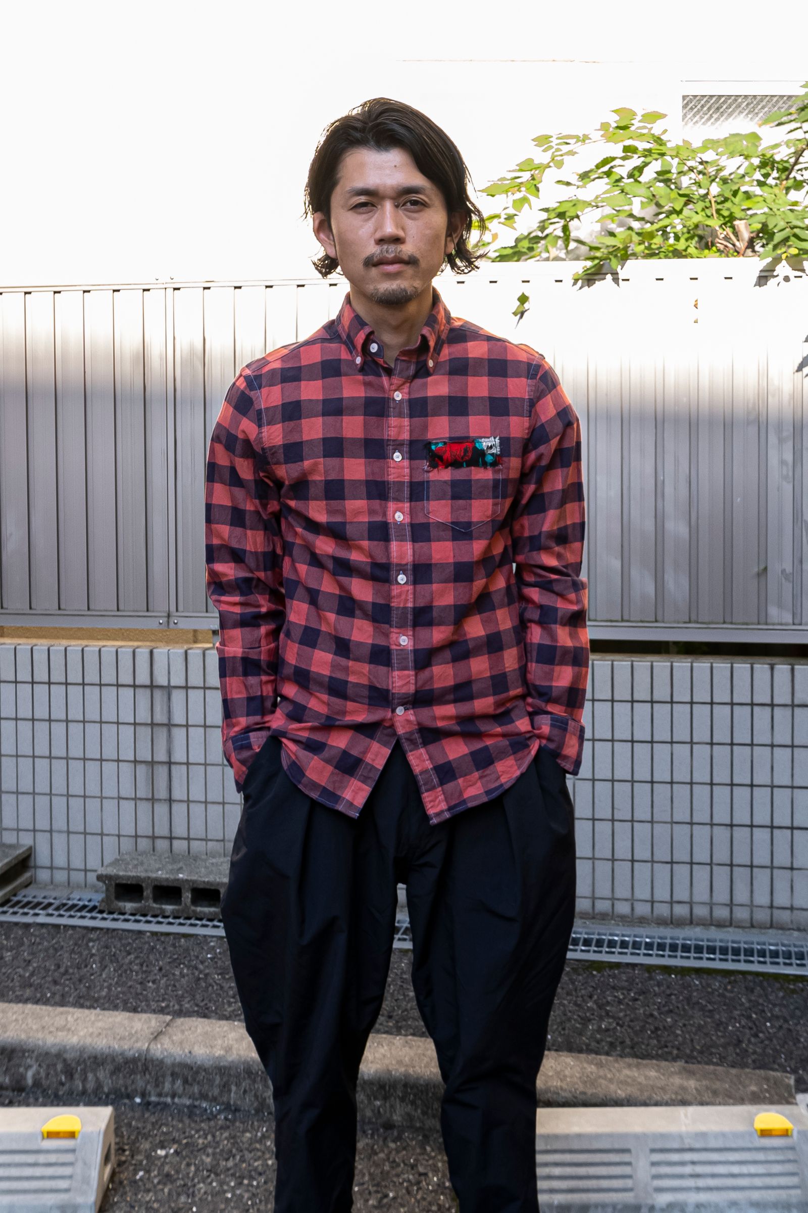 Remake "Red" Check Shirt