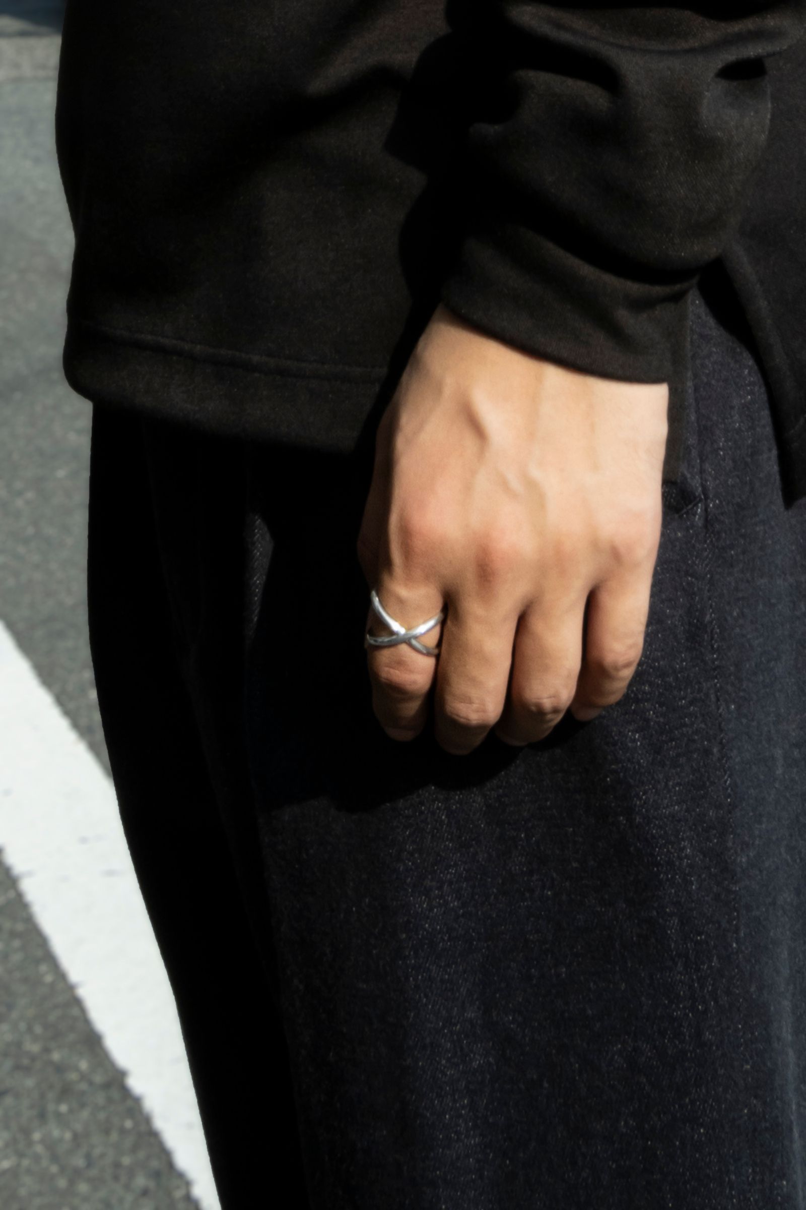 Cross-Over Silver925 ring / クロスオーバーリング