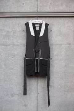 Oversized gilet / gry