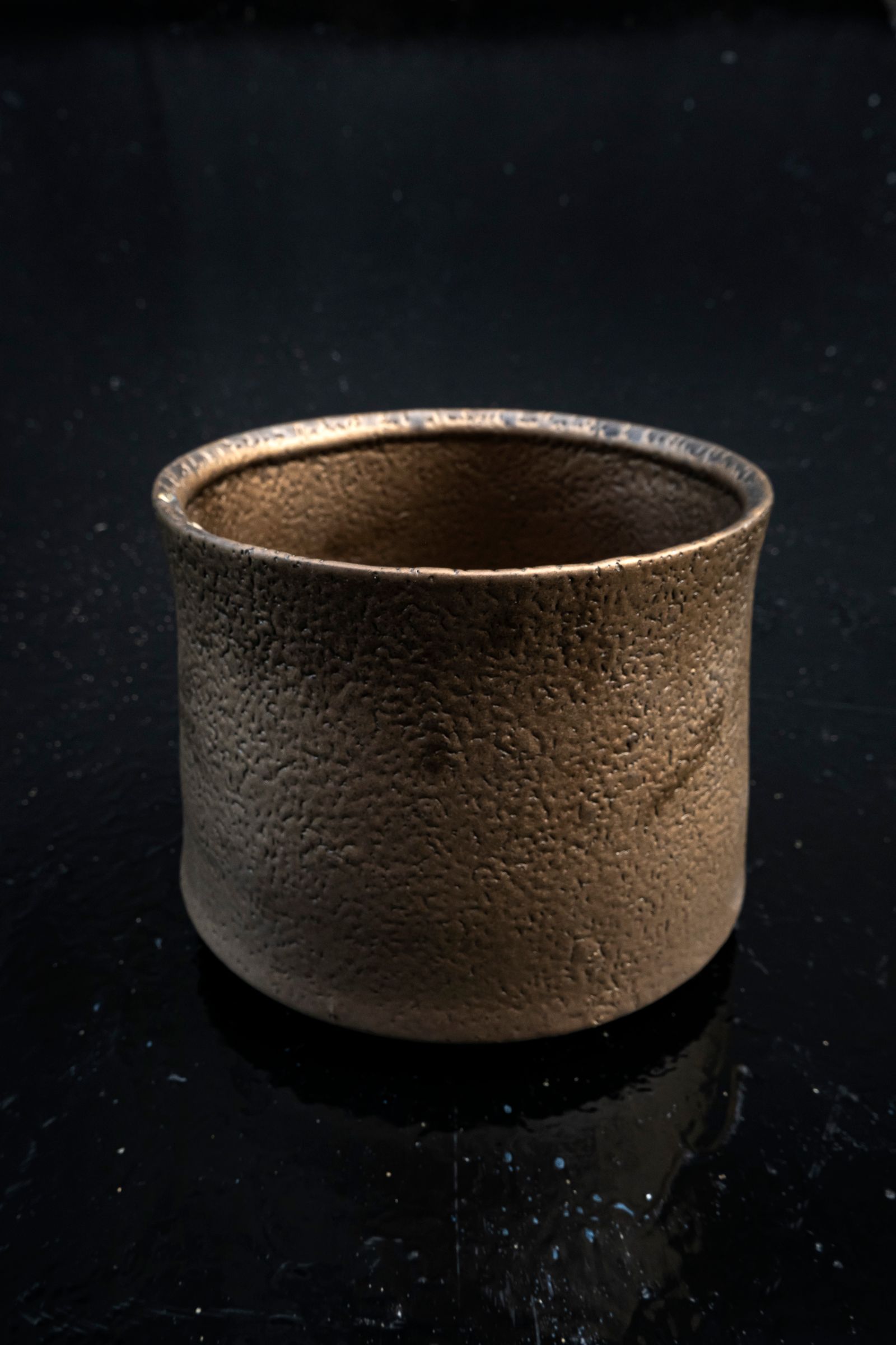 【当店限定】smiya pot -黄金梅花皮- L / 植木鉢