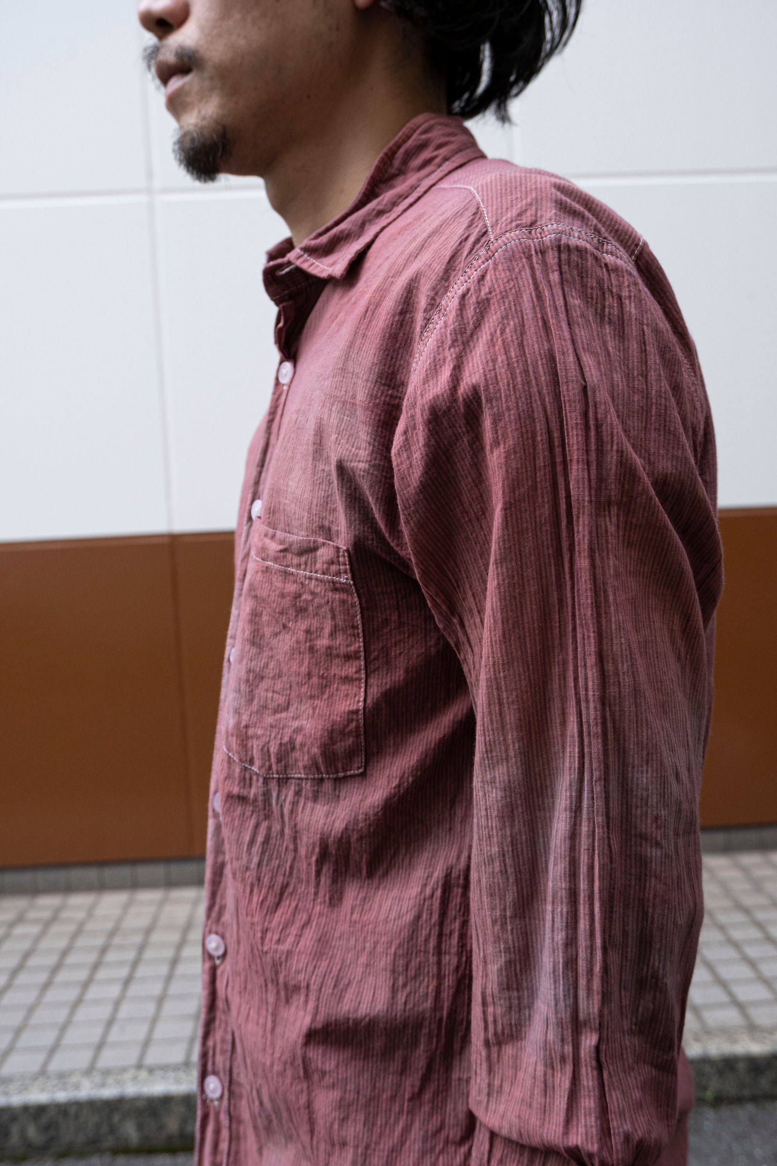Remake "Red" Stripe Shirt