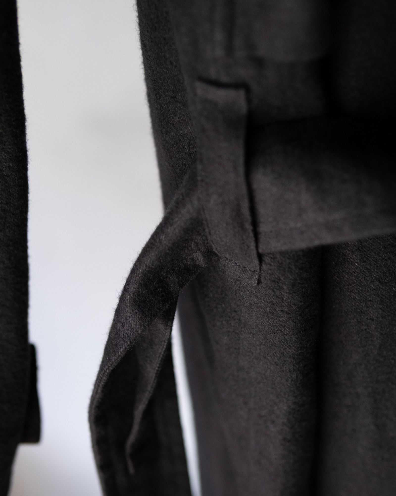 Hemp Oversize Coat / Black