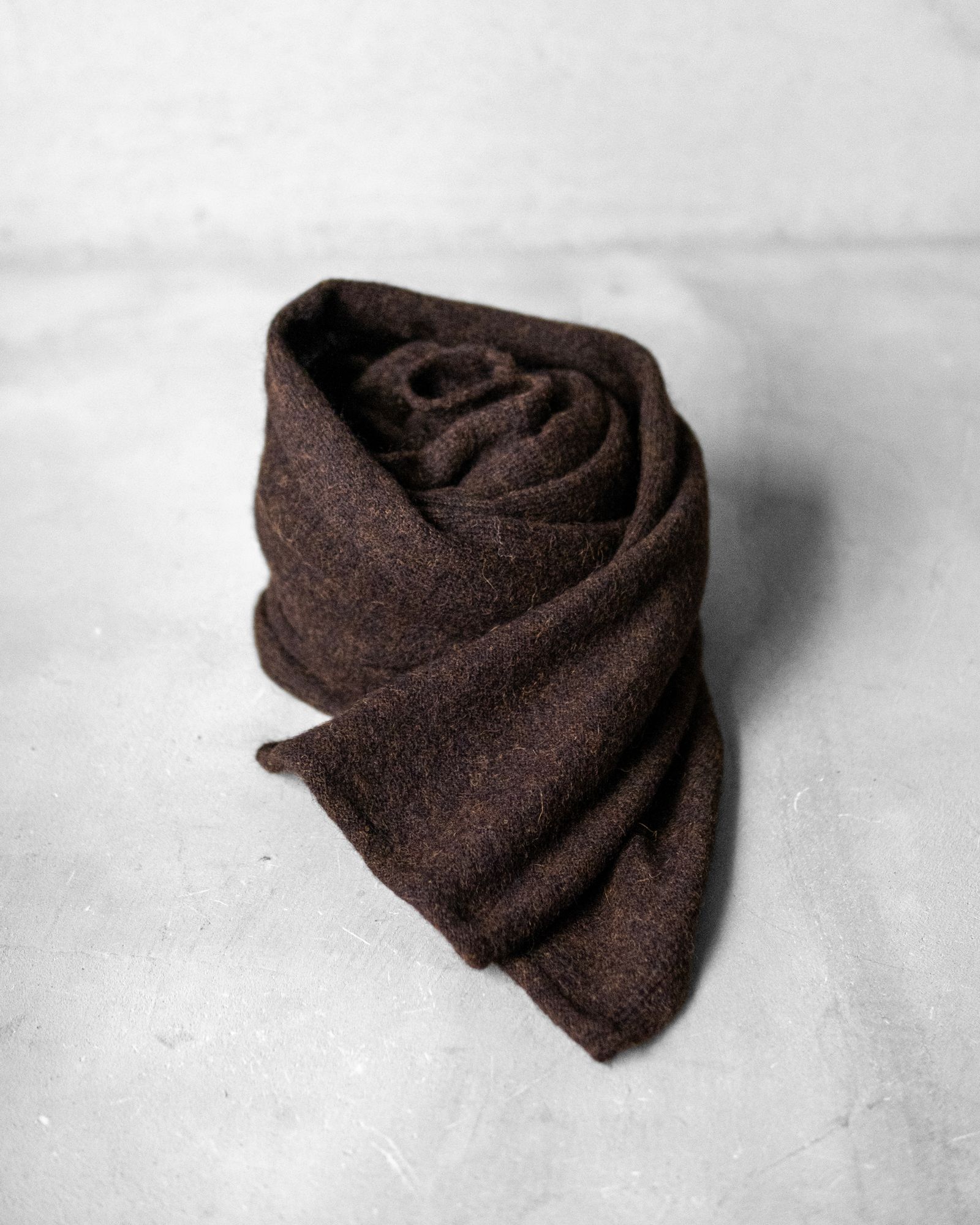 Baby Alpaca Muffler / Deep Brown