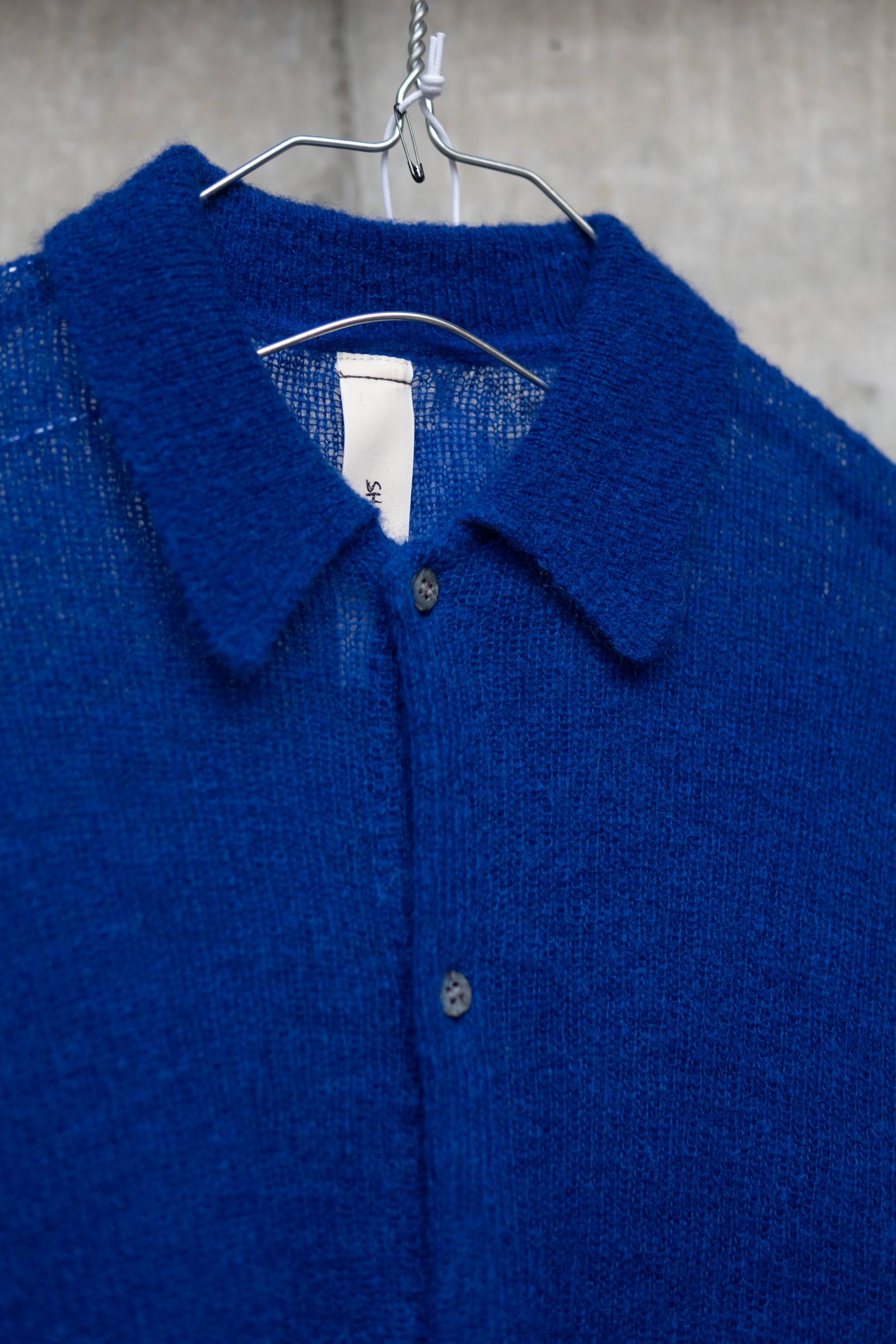 NOTHING SPECIAL KNITTED SHIRT / BREATH TAKING BLUE