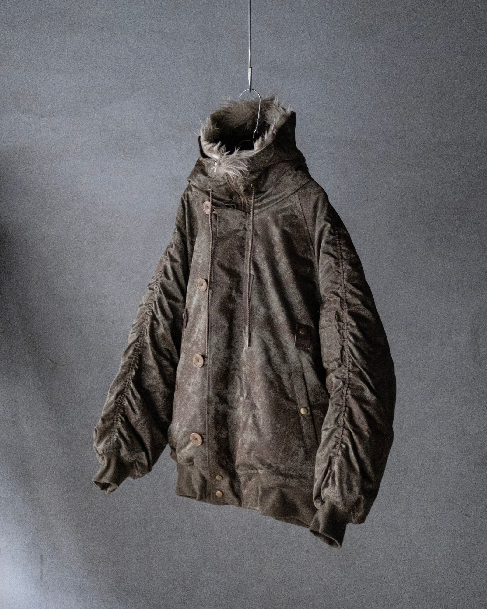 Rust printed N2 Blouson / khk