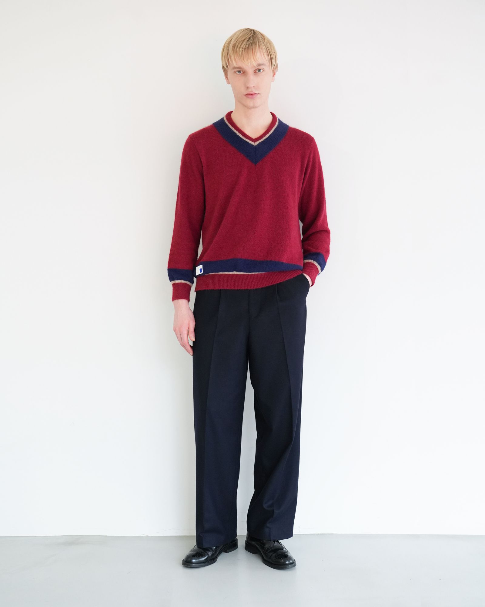ALPACA TILDEN KNIT / RED