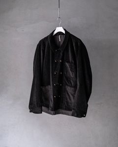 DOUBLE BREASTED COVERALL / BLACK