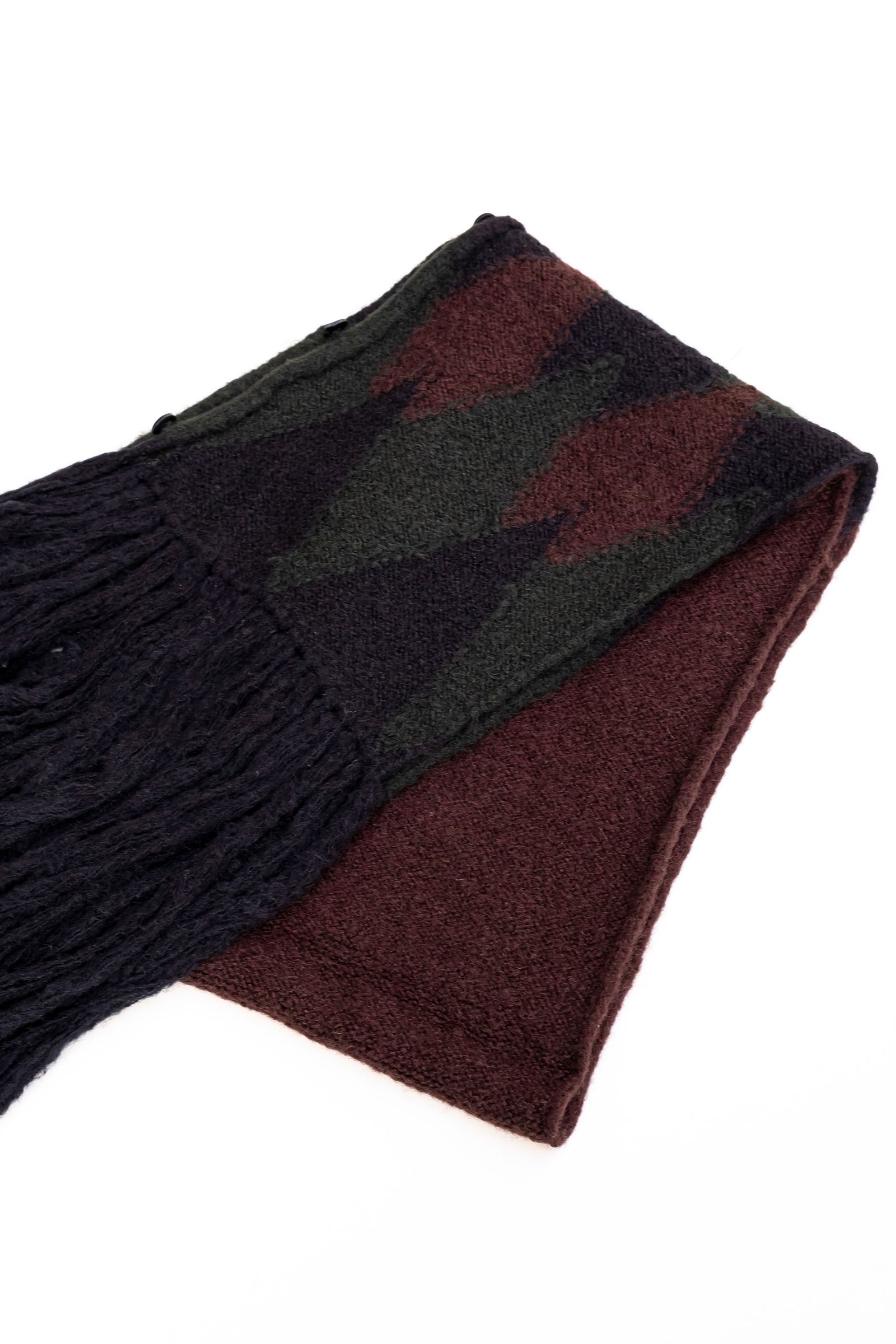 Vest or Muffler / BLACK×GREEN