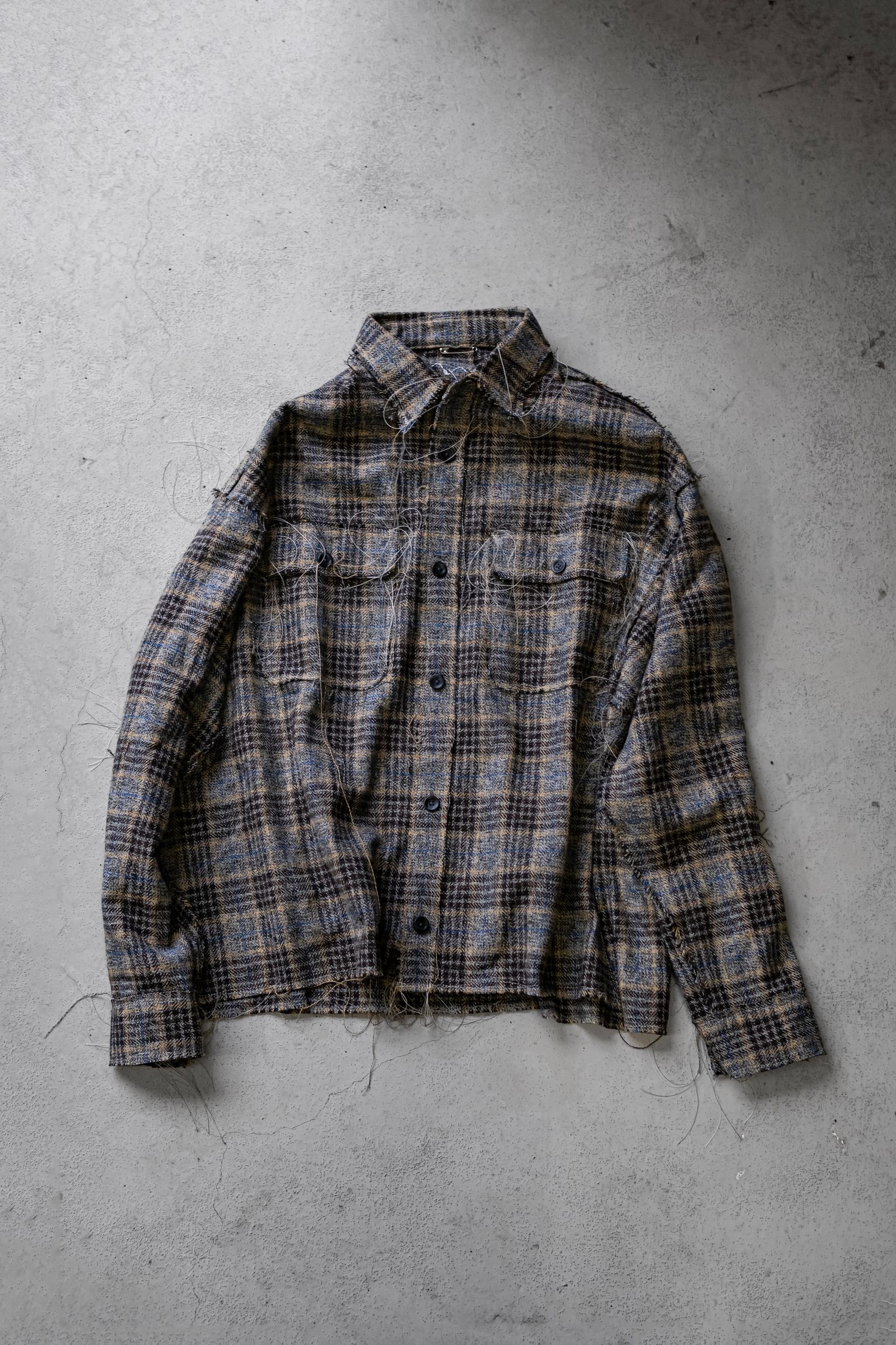 60s collar shirts / MINT BLUE