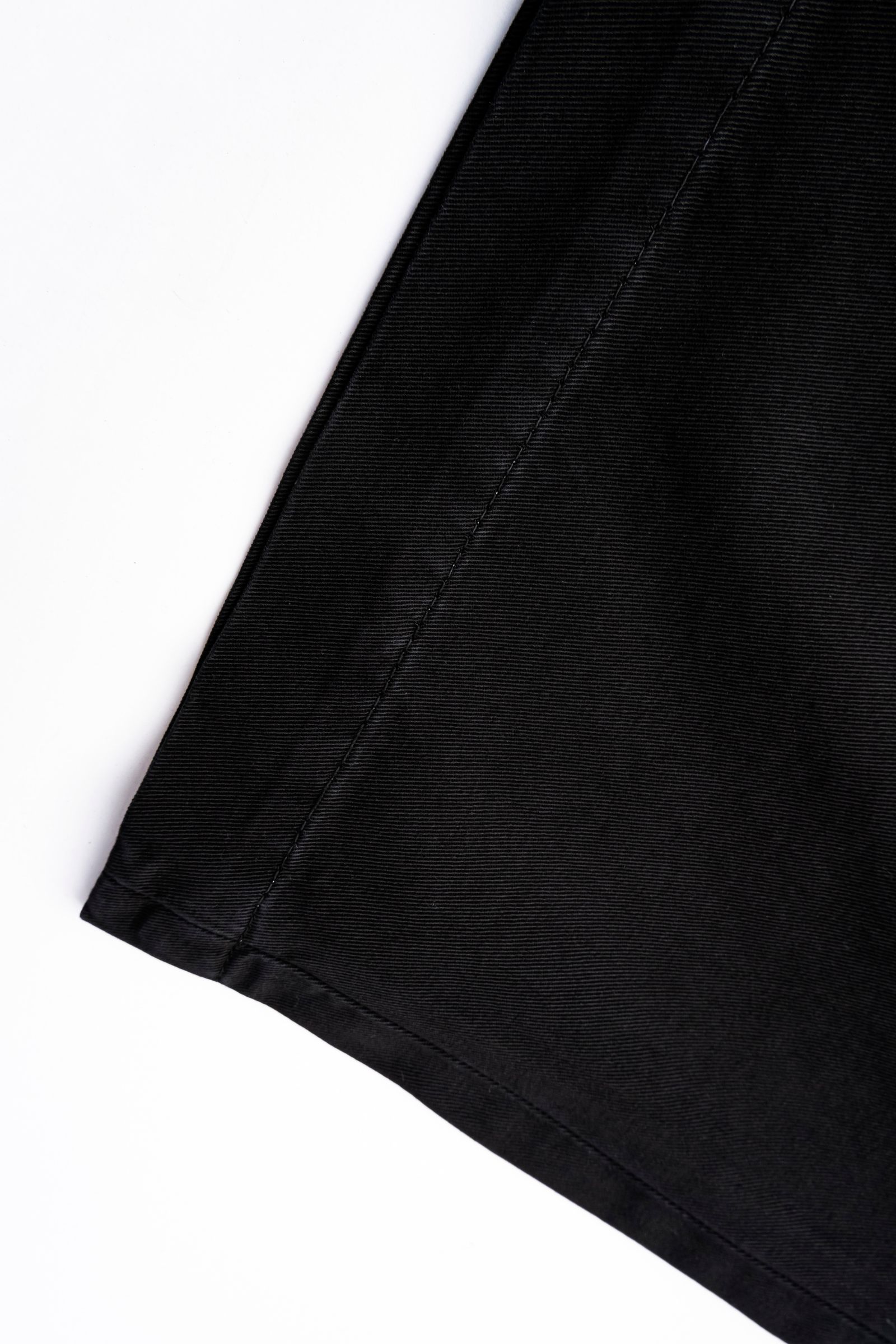 DRAGON TWILL 1TUCK WIDE PANTS / BLACK