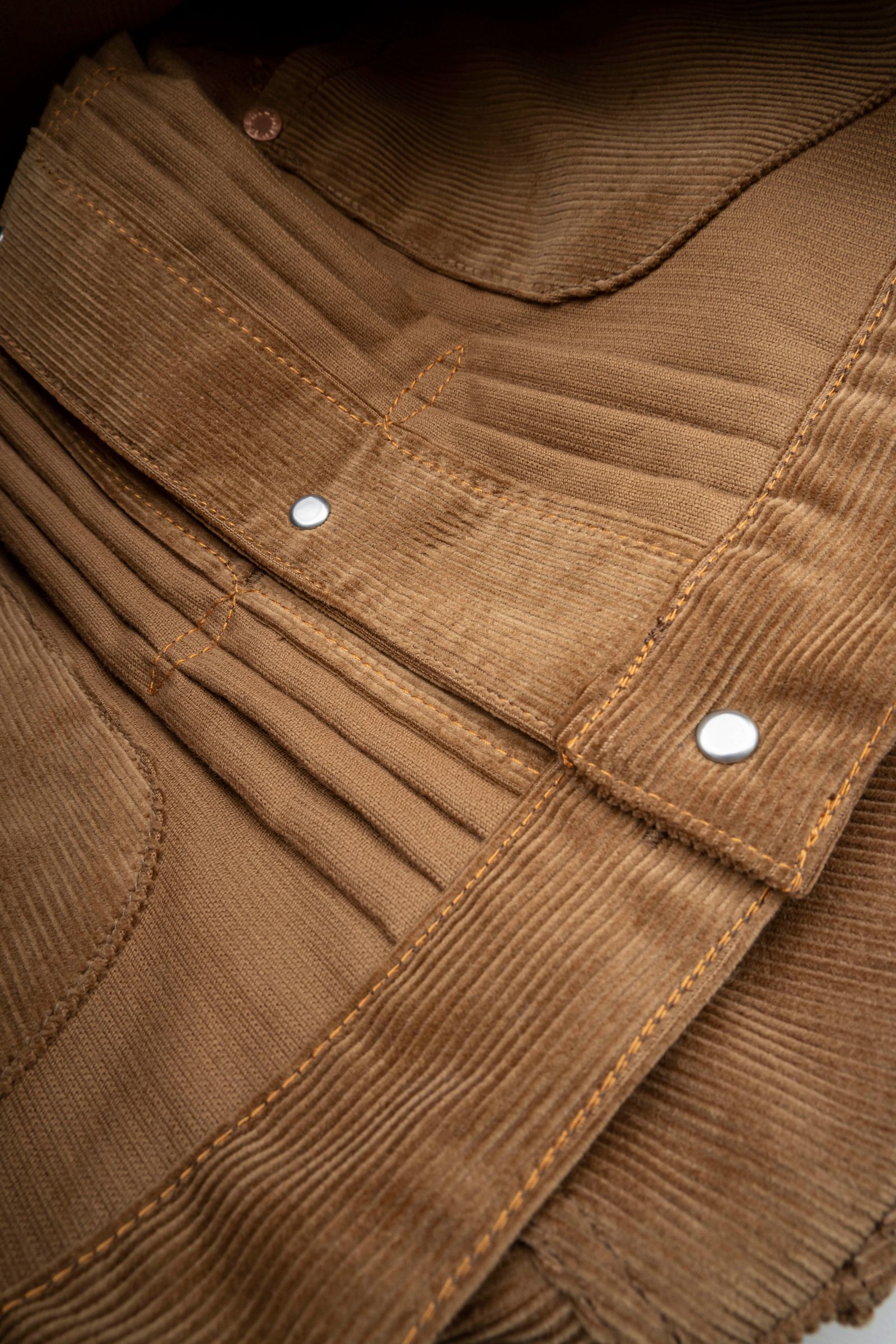 SUGARHILL - CORDUROY DENIM JACKET / BROWN | Retikle Online Store