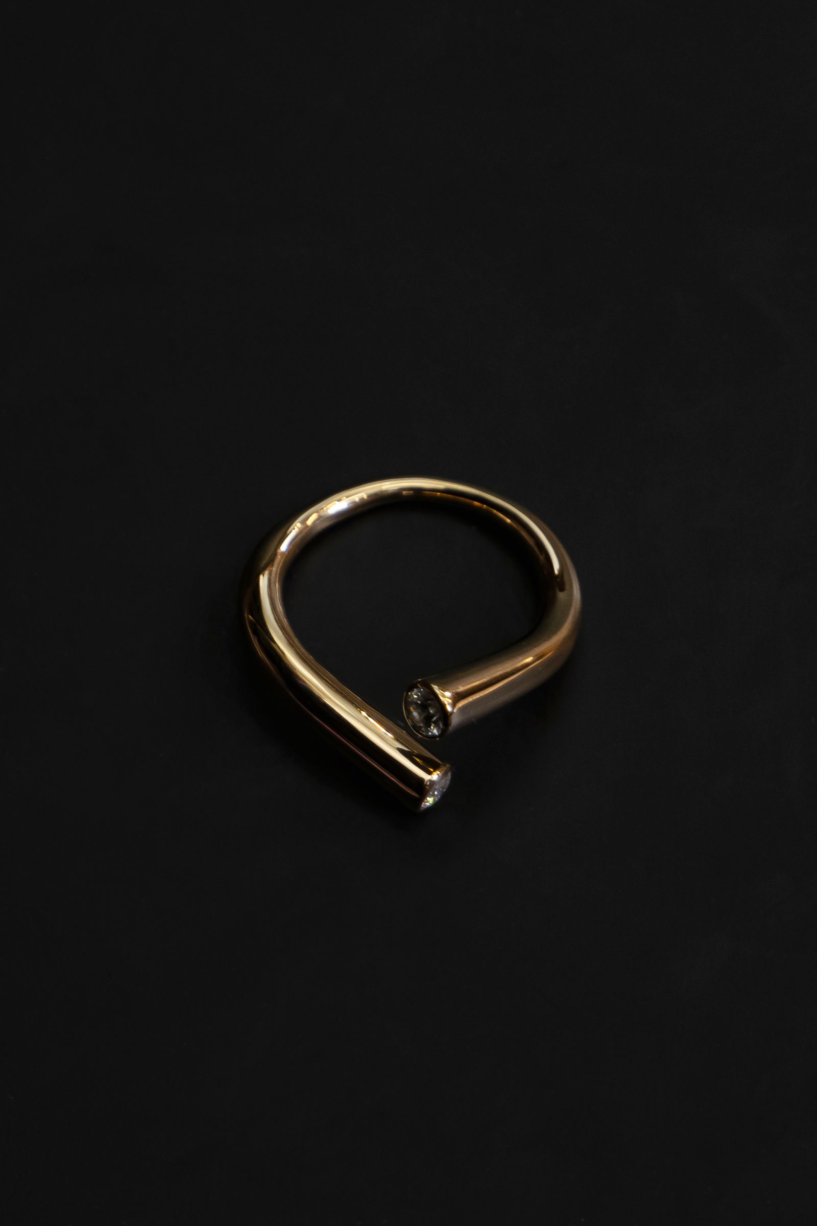 【オーダー可能】R108CZ silver925 Zirconia ring GP