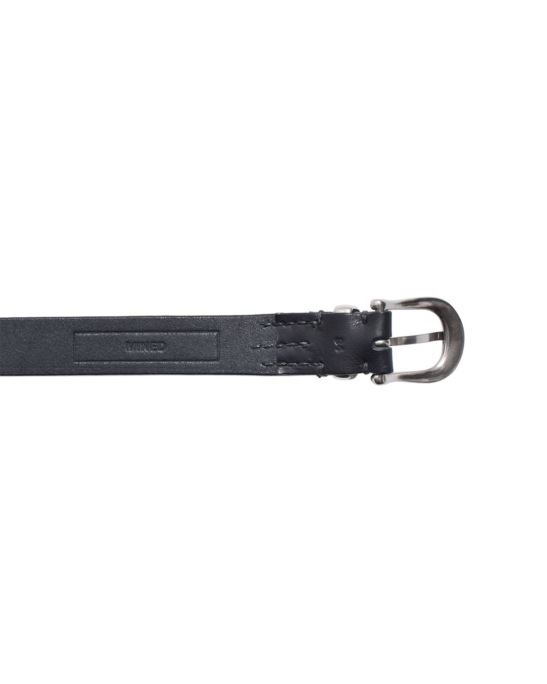 Leather Long Western Belt Belt BLACK