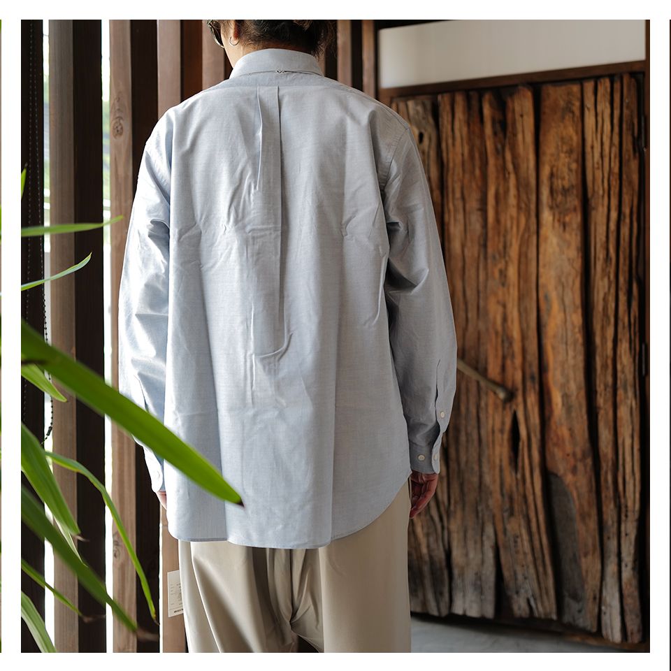 【Last1 SizeL】GX-S24-SH-01  B.D SHIRT   BLUE