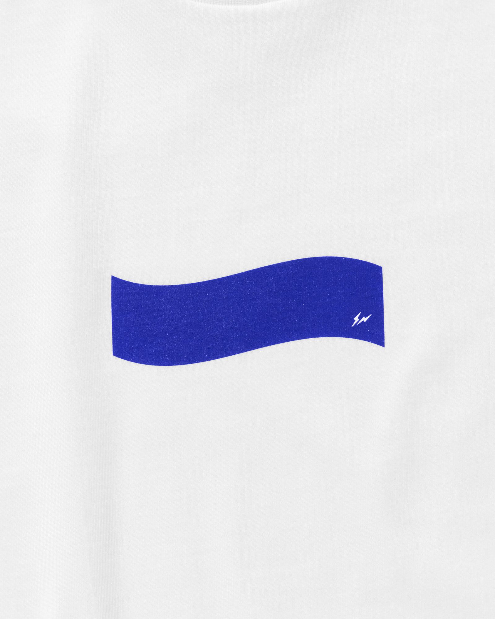 GX-S26-13FST-03 FRAGMENT x GOD SELECTION XXX  13anniversary T-shirts WHITE x BLUE