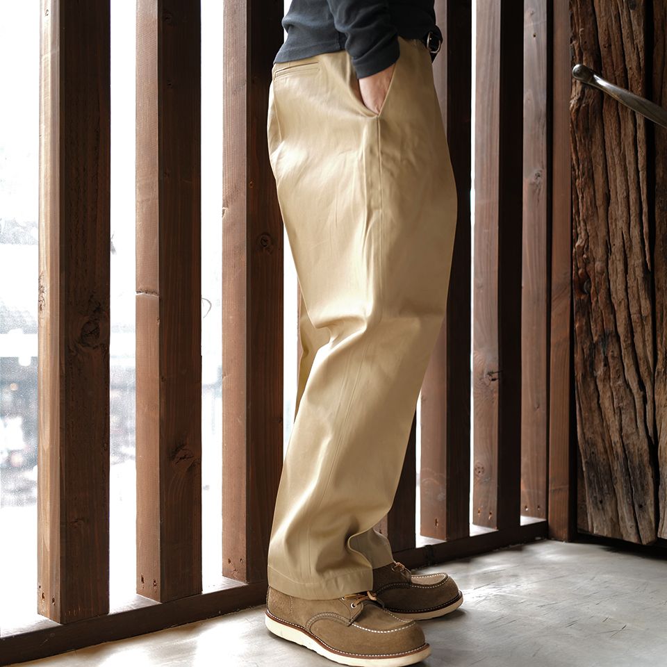 CHINO PANTS (TYPE-XF)  BEIGE