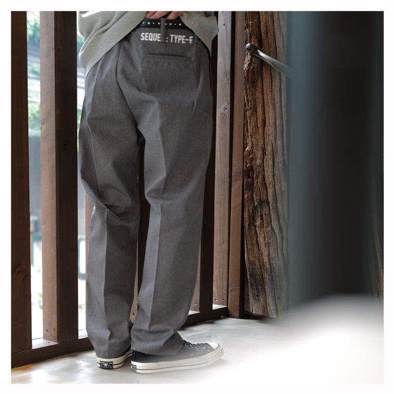 SEQUEL - 【Last1 L】SQ-24SS-PT-08 CHINO PANTS (TYPE-F) GRAY | River