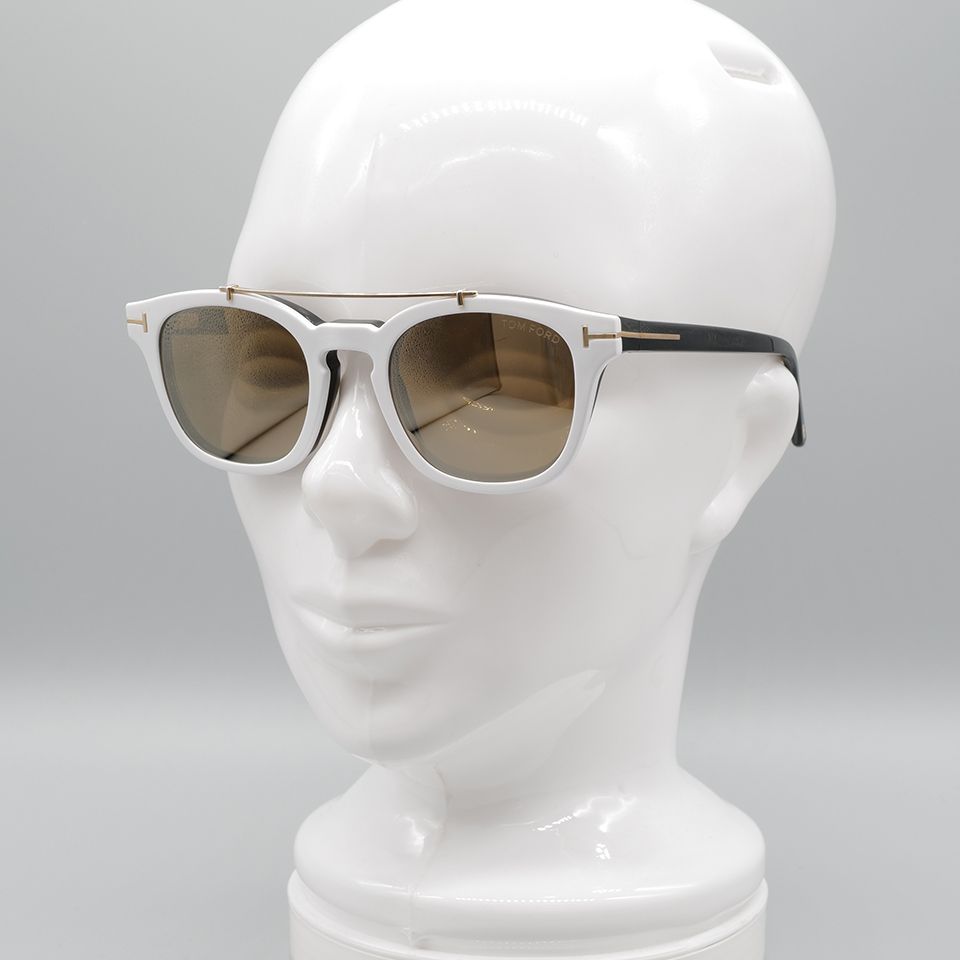 ブラック サングラス トムフォード TOM FORD TF5532-B(FT5532-B) 52E Blue Control