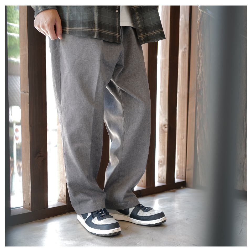 CHINO PANTS (TYPE-XF) GRAY SQ-23AW-PT-01小さく畳んで発送します