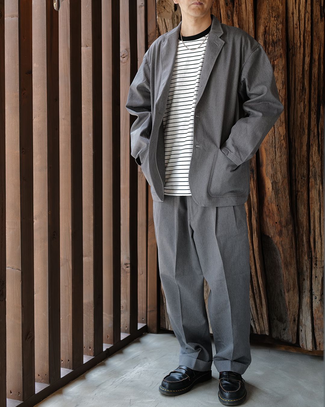 CHINO PANTS (TYPE-C) [GRAY]