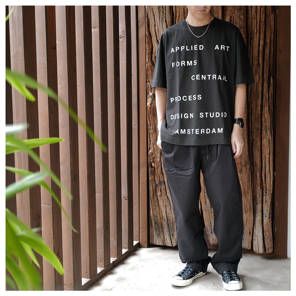 【Last1 L】 LM1-4 Oversized T-shirt [CENTRAAL PROCESS] Charcoal