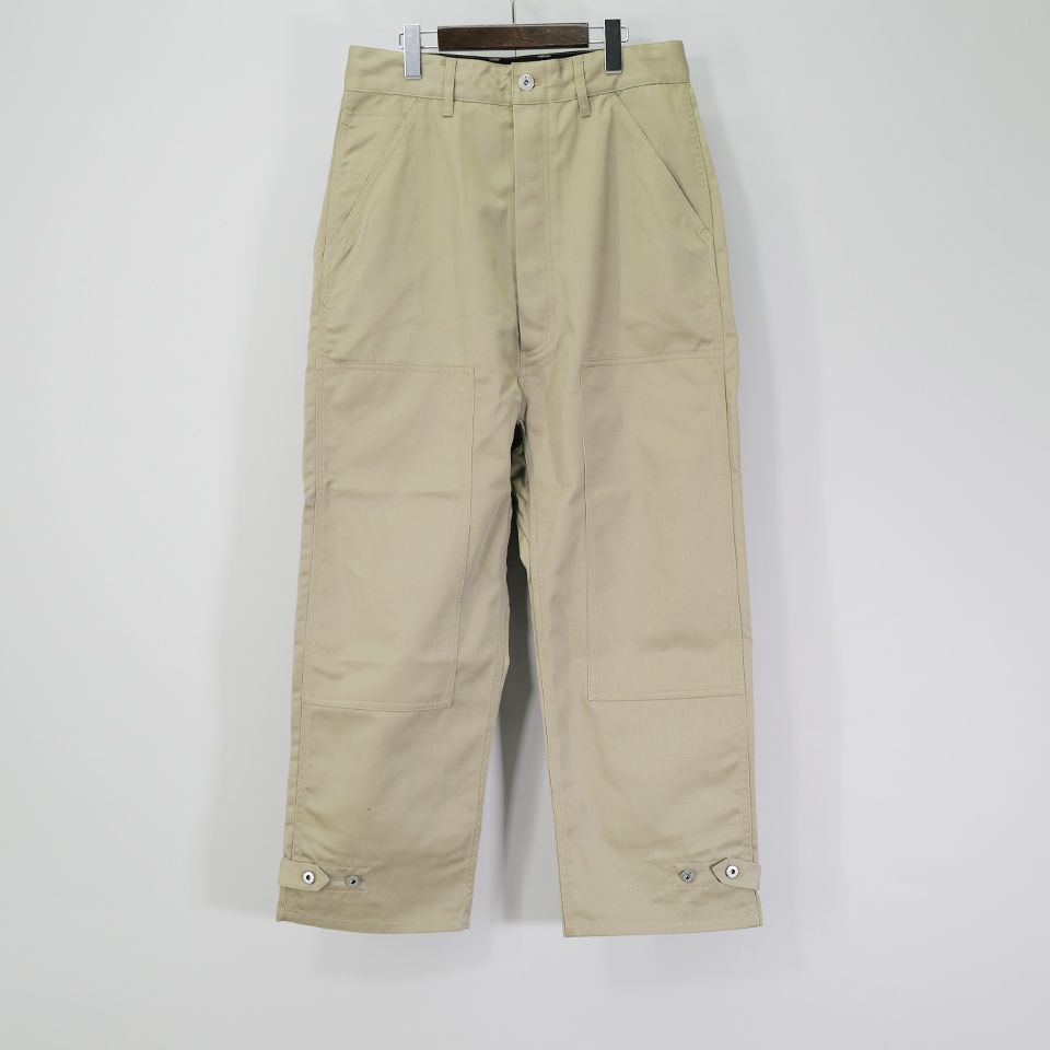 【美品】即完 Et. baas WIDE CARPENTER PANTS カーキ