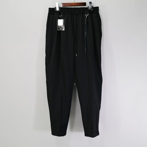 Last1 L 【mastermindJAPAN】 JERSEY PUZZLE TROUSERS  BLACK