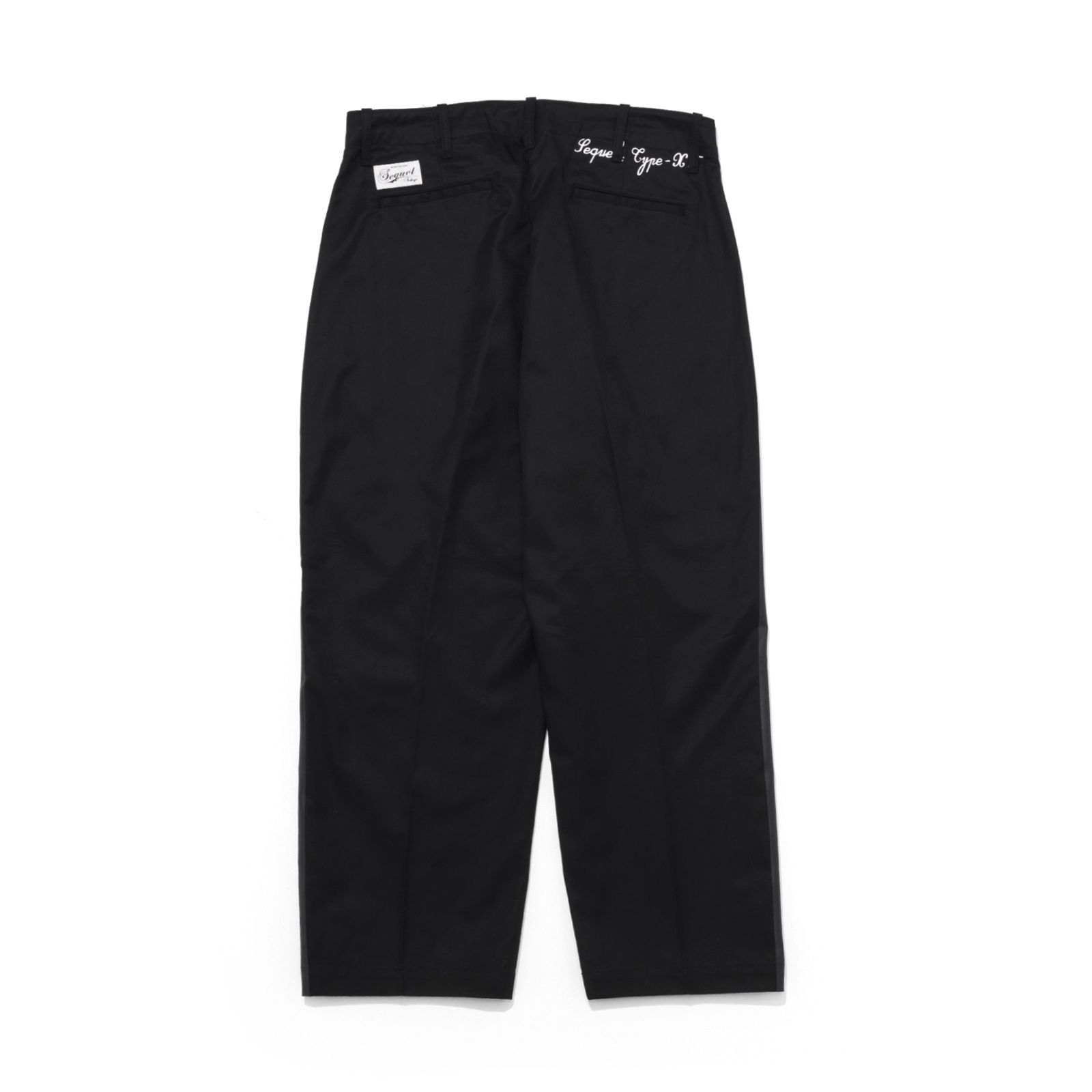 LINE CHINO PANTS (TYPE-XF)  [BLACK]