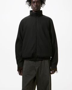 CASINO JACKET  Still Black Calm Cupro Cotton