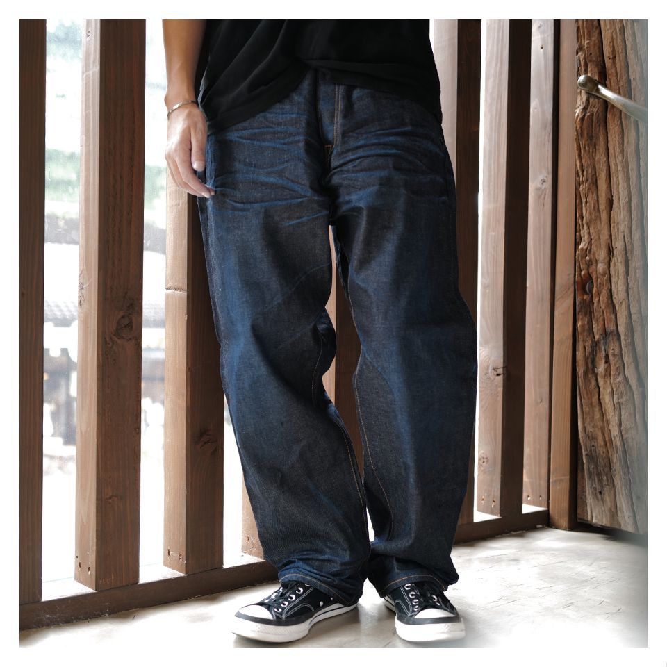 SEQUEL - SQ-24AW-PT-02 x FRAGMENT 生立体DENIM PANTS INDIGO | River