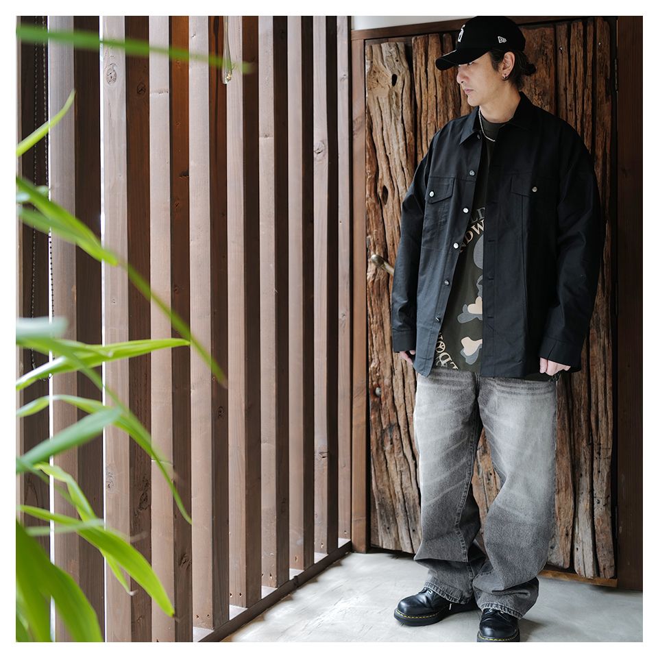 Basketcase - LAX BAGGY DENIM, whisker wash | River Basketcase - LAX BAGGY DENIM, whisker wash | River