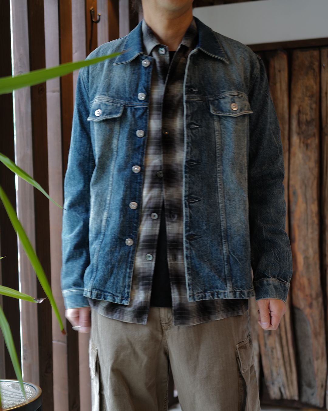 SHACKLE JACKET  River Blue Wash