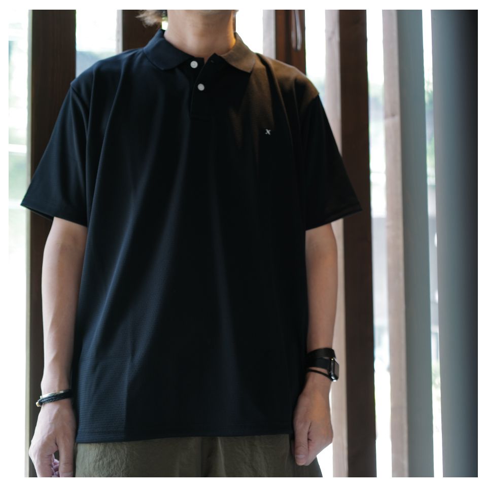 GOD SELECTION XXX - GX-S24-PL-01 POLO SHIRT BLACK | River