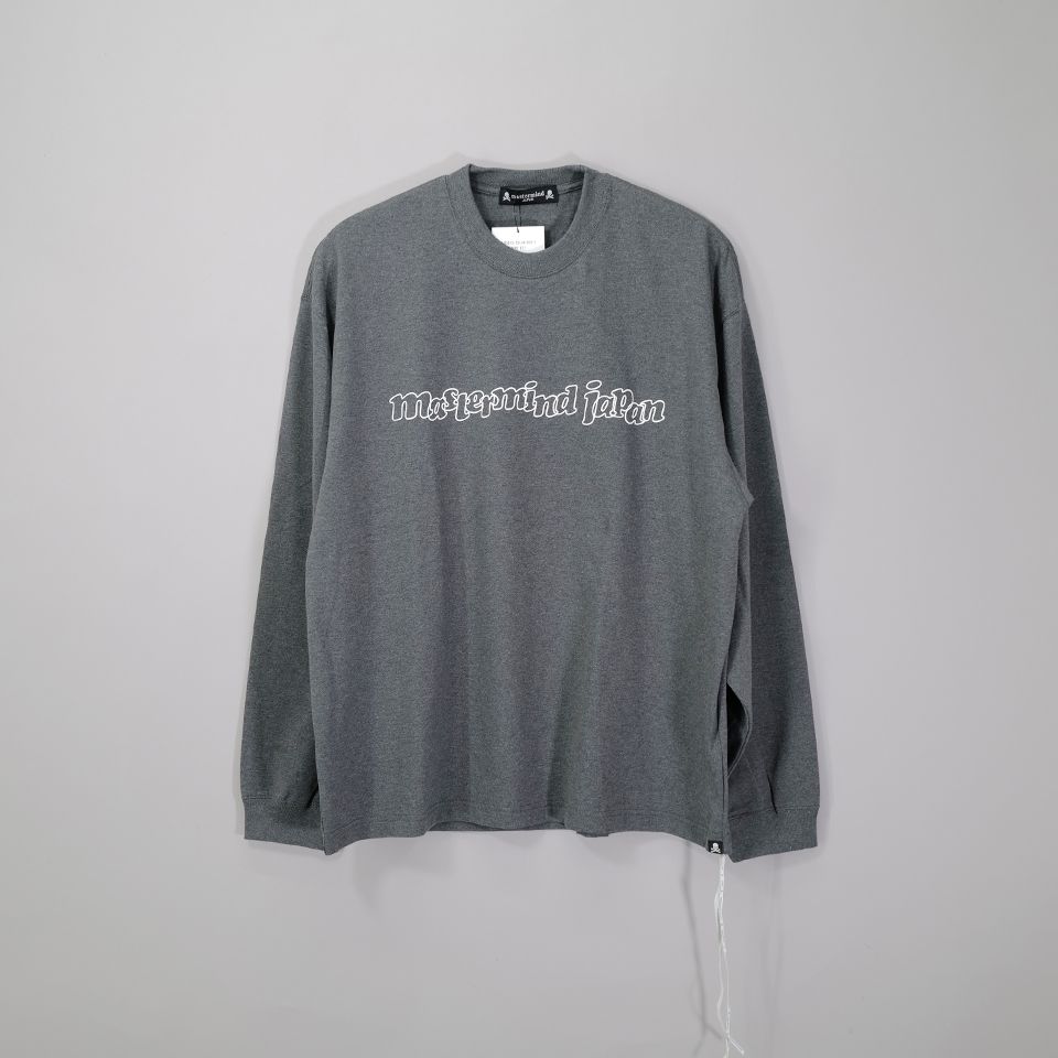 【mastermindJAPAN】 FOAMY LS TEE  TOP GRAY