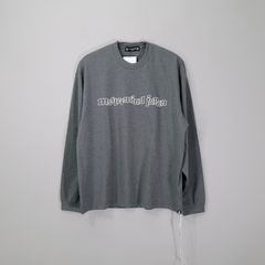 【mastermindJAPAN】 FOAMY LS TEE  TOP GRAY