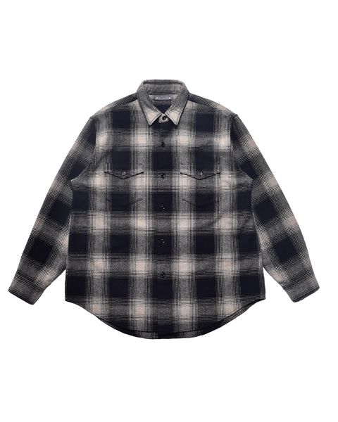 Wool Flannel Ombre Work SH