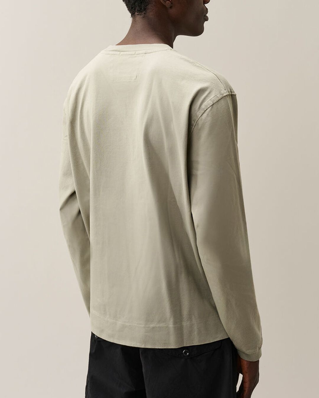 30/2 Mercerized Jersey Twisted Long Sleeve Lens T-Shirt FALLEN ROC.