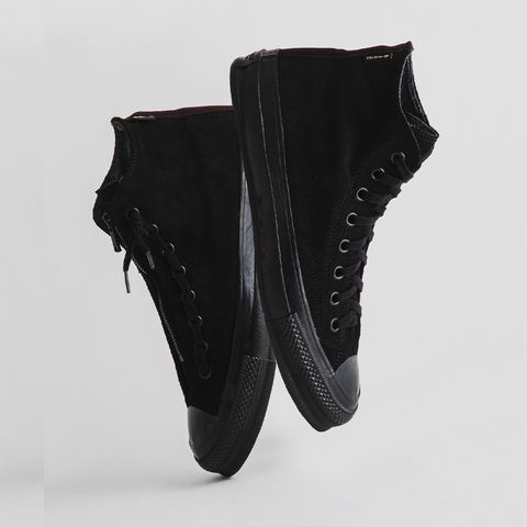 〈MINEDENIM × nonnative〉  DWELLER TRAINER HI COW LEATHER WITH GORE-TEX bySPINGLE  BLACK