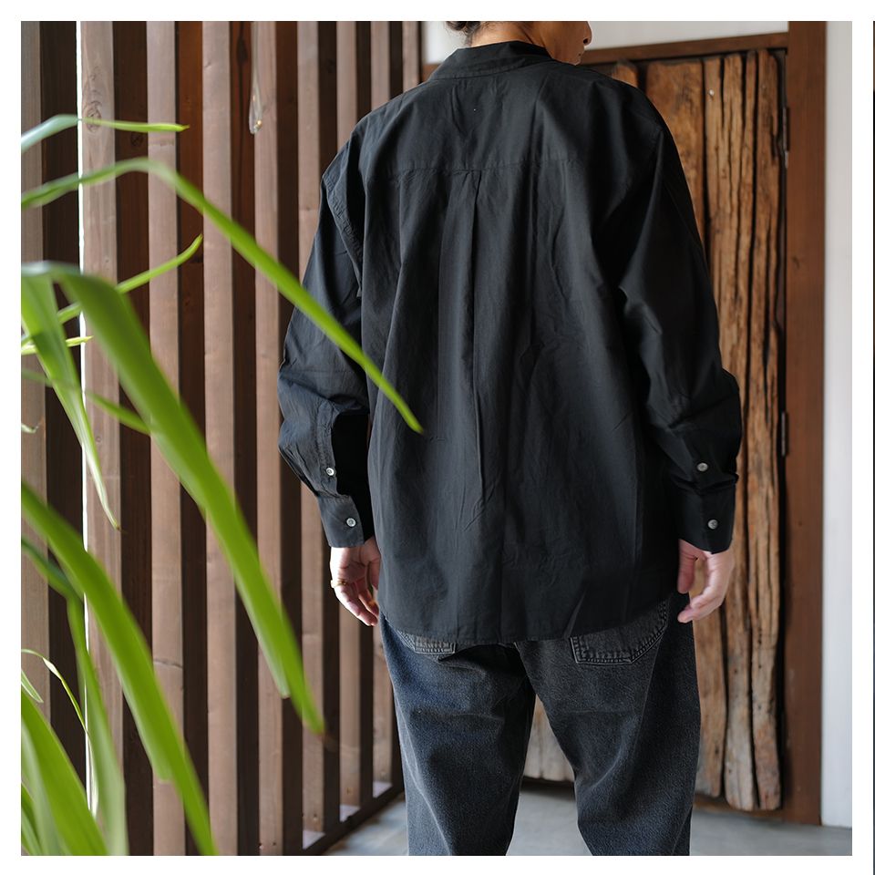 OUR LEGACY - BORROWED BD SHIRT Black Voile | River