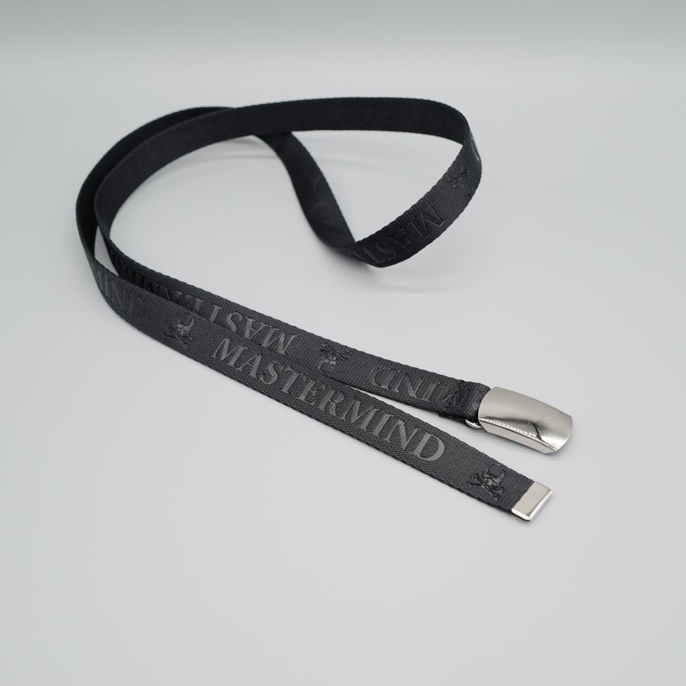 mastermind JAPAN - 【MASTERMIND WORLD】 TAPE BELT BLACK | River