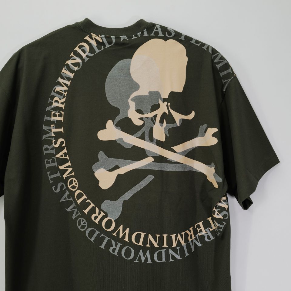 【MASTERMIND WORLD】 FLASH TEE  OLIVE