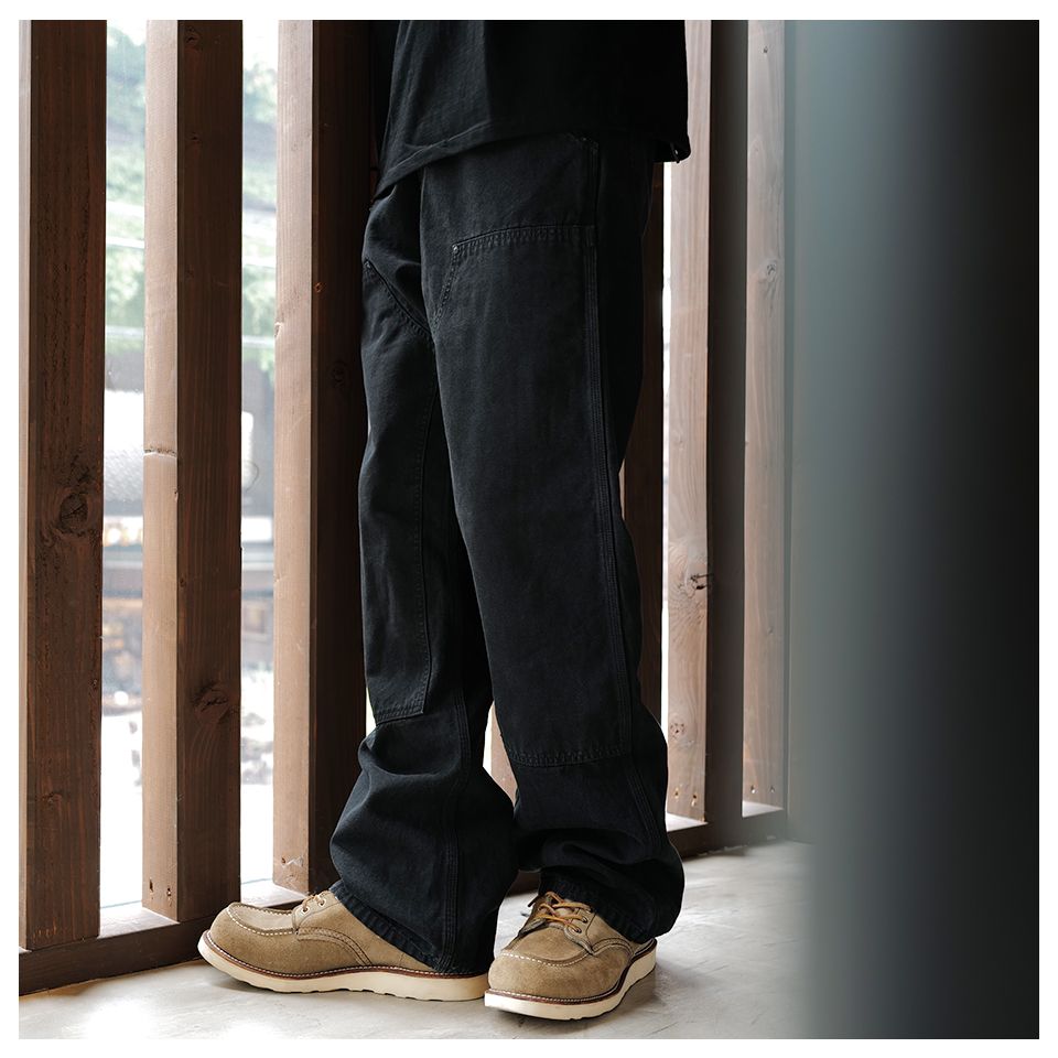 【MIYAGI HIDETAKA】 MH029 Work Pants BLACK